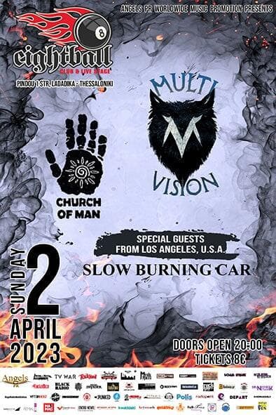 Multivision Slow Burning Car Church Of Man Eightball Fuzzy Hound The Music Blog