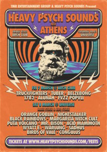 Heavy Psych Sounds Fest ARCH Club Universe Fuzzy Hound The Music Blog